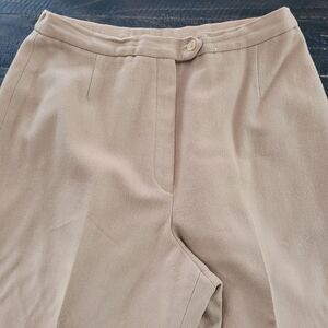 Emotions Women’s Size 14 Straight Leg Dress Pants Wool Blend Tailored Trousers